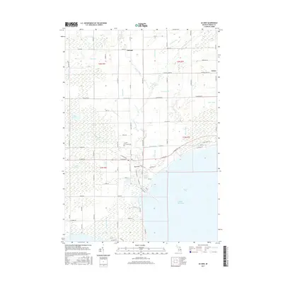 2017 Map of Au Gres, 2017 Print