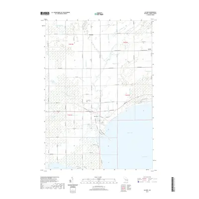 2019 Map of Au Gres, 2019 Print