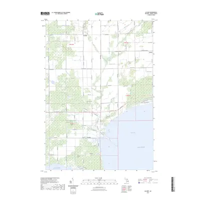 2023 Map of Au Gres, 2023 Print