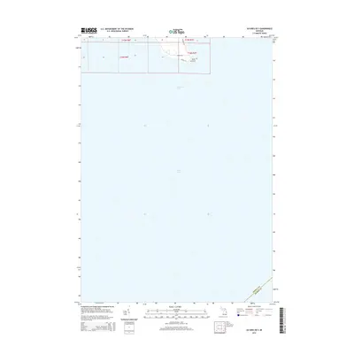 2014 Map of Au Gres OE S, 2014 Print