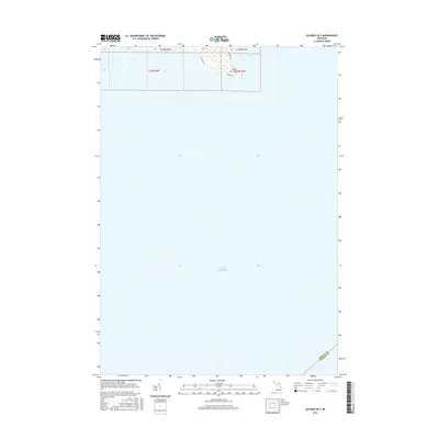 2017 Map of Au Gres OE S, 2017 Print