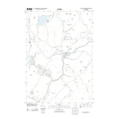 2013 Map of Au Sable Forks, 2013 Print