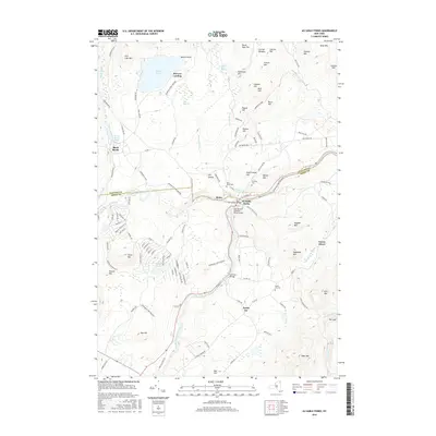 2016 Map of Au Sable Forks, 2016 Print