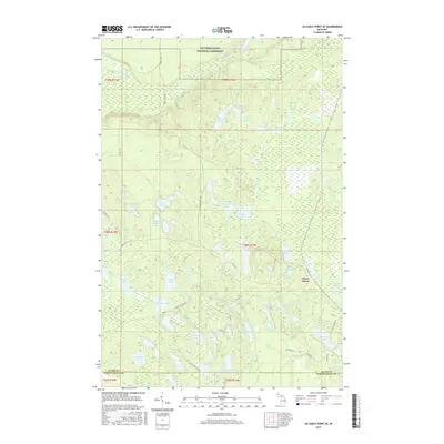 2017 Map of Au Sable Point SE, 2017 Print
