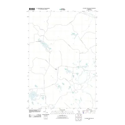 2011 Map of Au Sable Point SW, 2011 Print