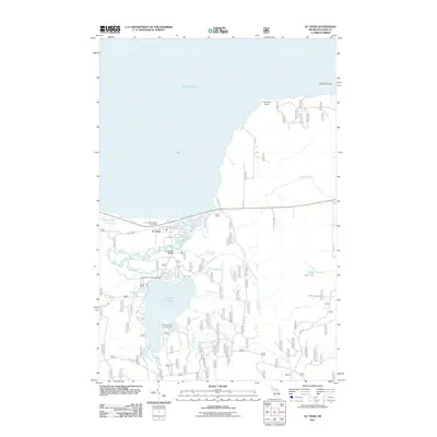 2011 Map of Au Train, 2011 Print