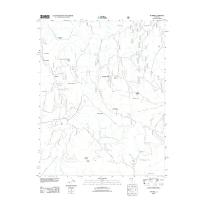 2012 Map of Auberry, 2012 Print