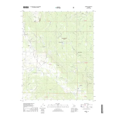 2018 Map of Auberry, 2018 Print