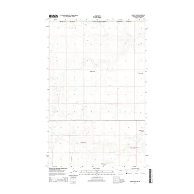 2014 Map of Aubrey Dam, 2014 Print