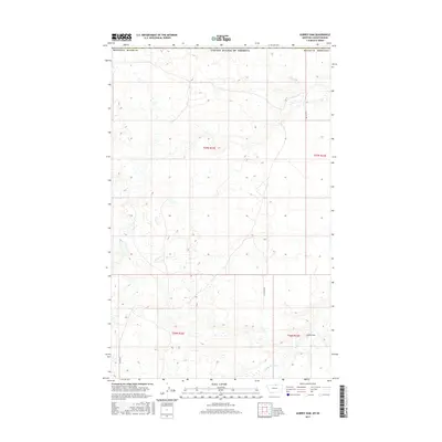 2017 Map of Aubrey Dam, 2017 Print