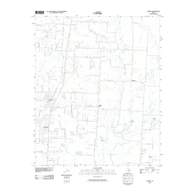 2010 Map of Aubrey, 2010 Print