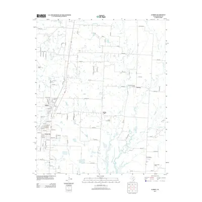 2013 Map of Aubrey, 2013 Print