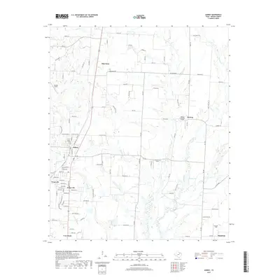 2019 Map of Aubrey, 2019 Print