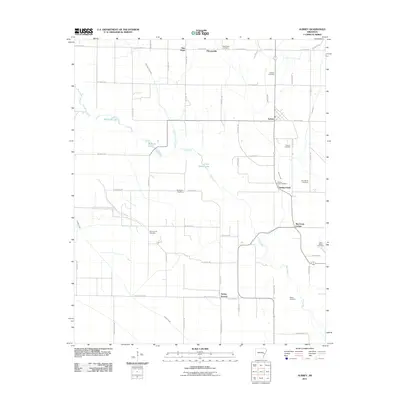 2011 Map of Aubrey, 2011 Print