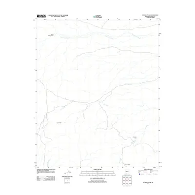 2011 Map of Aubrey Peak, 2011 Print