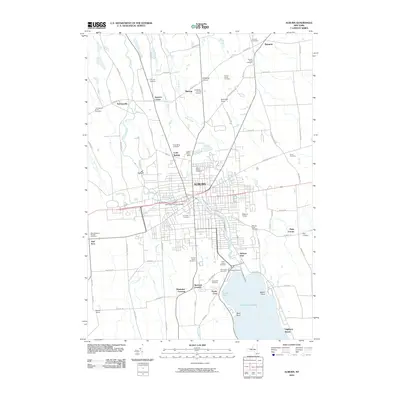 2010 Map of Auburn, 2010 Print