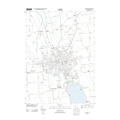 2013 Map of Auburn, 2013 Print
