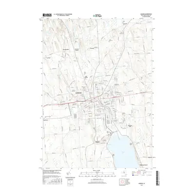 2016 Map of Auburn, 2016 Print