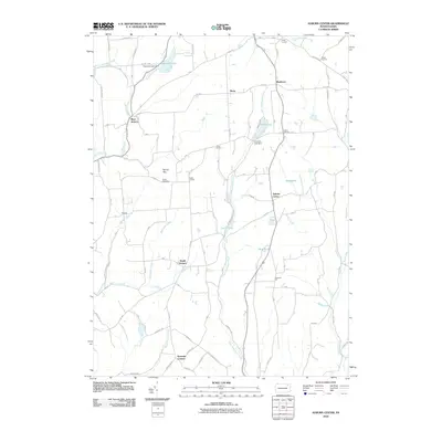 2010 Map of Auburn Center, 2010 Print