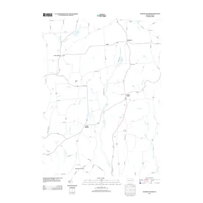 2013 Map of Auburn Center, 2013 Print