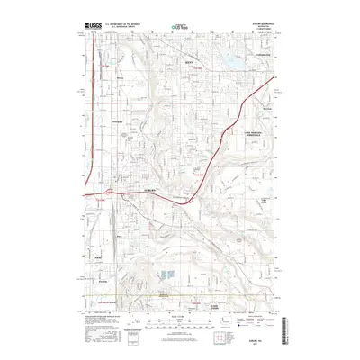 2017 Map of Auburn, 2017 Print