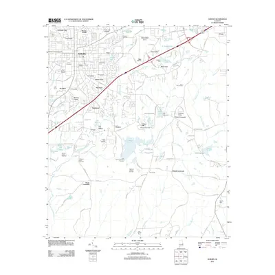 2011 Map of Auburn, 2011 Print