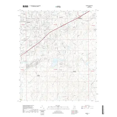 2018 Map of Auburn, 2018 Print