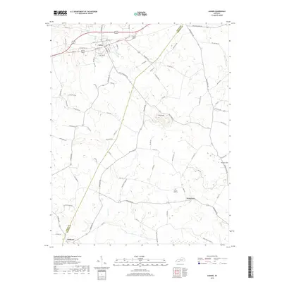 2019 Map of Auburn, 2019 Print