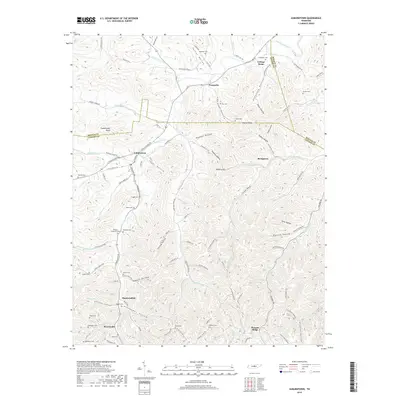 2019 Map of Auburntown, 2019 Print