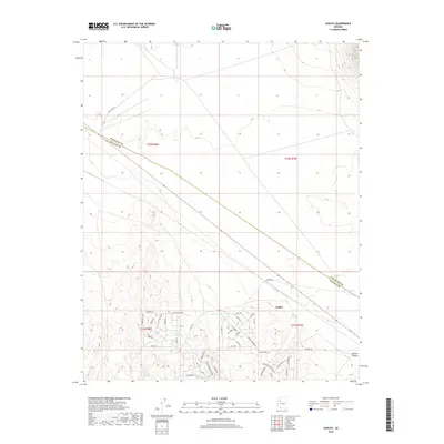 2018 Map of Audley, 2018 Print