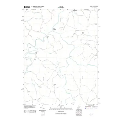 2011 Map of Audra, 2011 Print