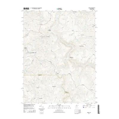 2014 Map of Audra, 2014 Print