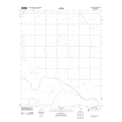 2012 Map of Augar Creek, 2012 Print