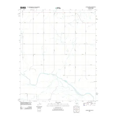 2012 Map of Augar Creek, 2012 Print