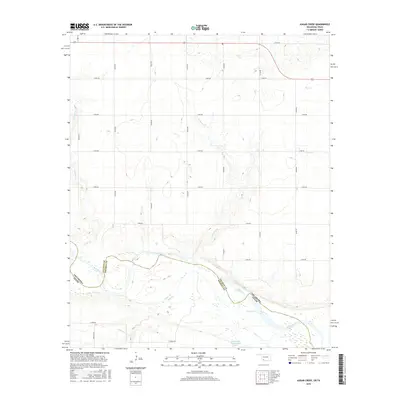 2016 Map of Augar Creek, 2016 Print