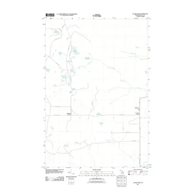 2011 Map of Auger Lake, 2011 Print