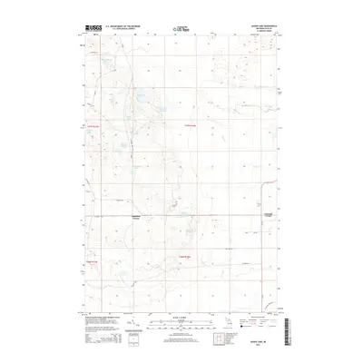 2014 Map of Auger Lake, 2014 Print