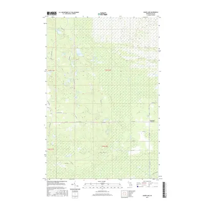 2017 Map of Auger Lake, 2017 Print