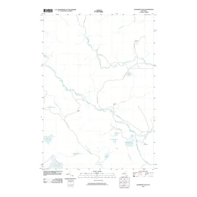 2010 Map of Augerhole Falls, 2010 Print