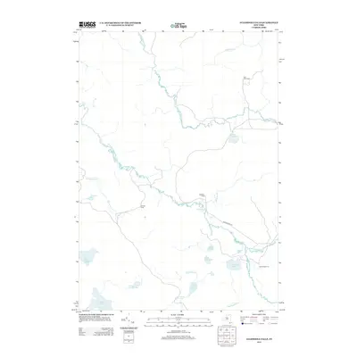 2013 Map of Augerhole Falls, 2013 Print