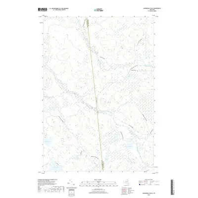 2019 Map of Augerhole Falls, 2019 Print