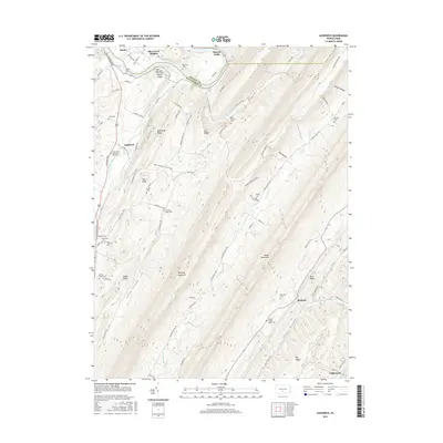 2016 Map of Aughwick, 2016 Print