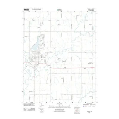 2012 Map of Augusta, 2012 Print