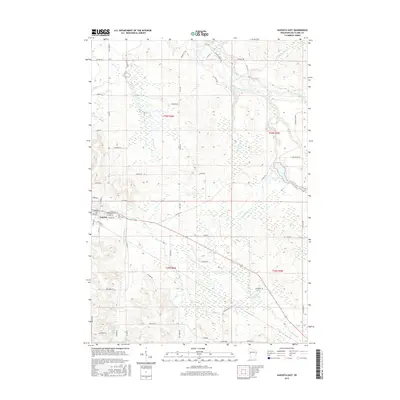 2015 Map of Augusta East, 2015 Print