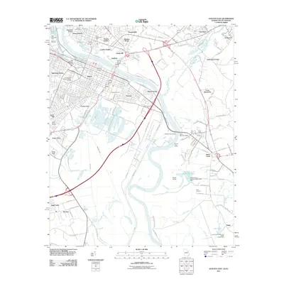 2011 Map of Augusta East, 2011 Print