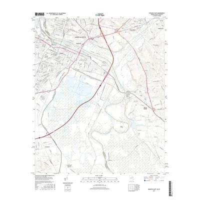 2017 Map of Augusta East, 2017 Print