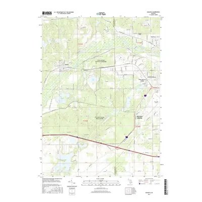 2017 Map of Augusta, 2017 Print