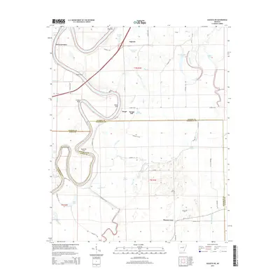 2014 Map of Augusta NE, 2014 Print