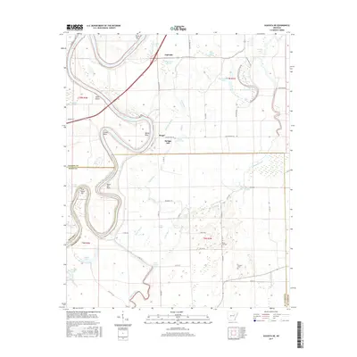 2017 Map of Augusta NE, 2017 Print