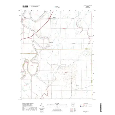 2020 Map of Augusta NE, 2020 Print